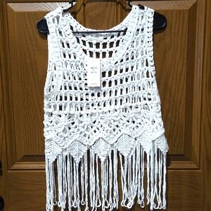 Crochet Top Size L